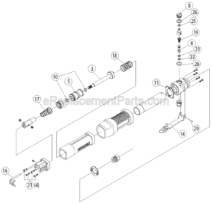 Page A Diagram and Parts List for PTX5  Porter Cable Reciprocating Saw